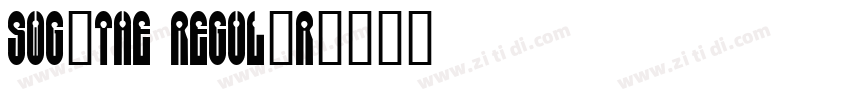 SWGothe Regular字体转换